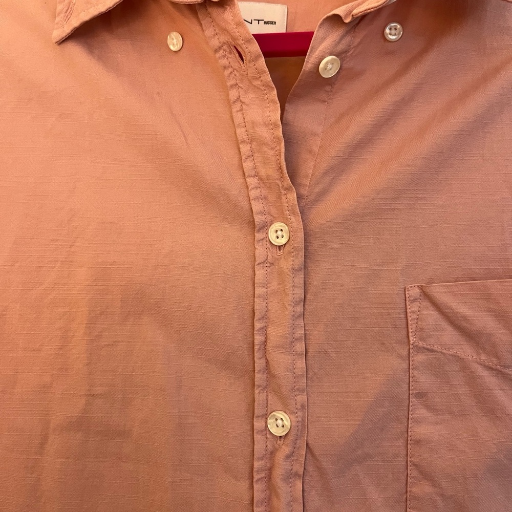 GANT cotton button down - Size Large - Like New - Pink/Salmon - Picture 3 of 6